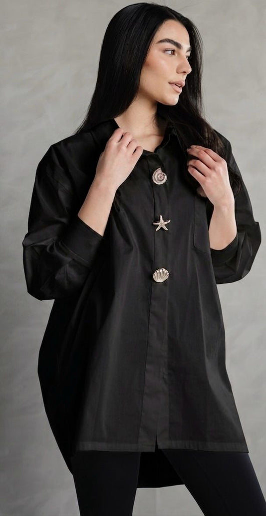 The Summer Essential Chemise In Black