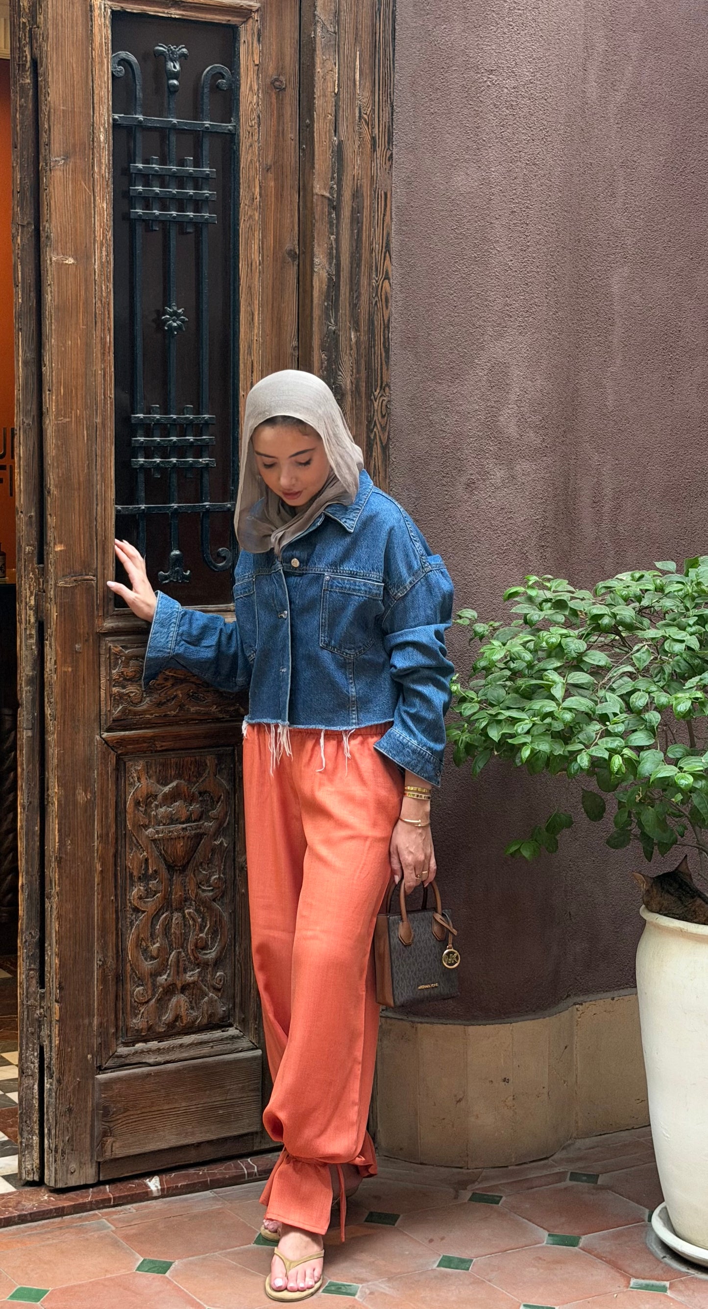 Sunset Tie Pants
