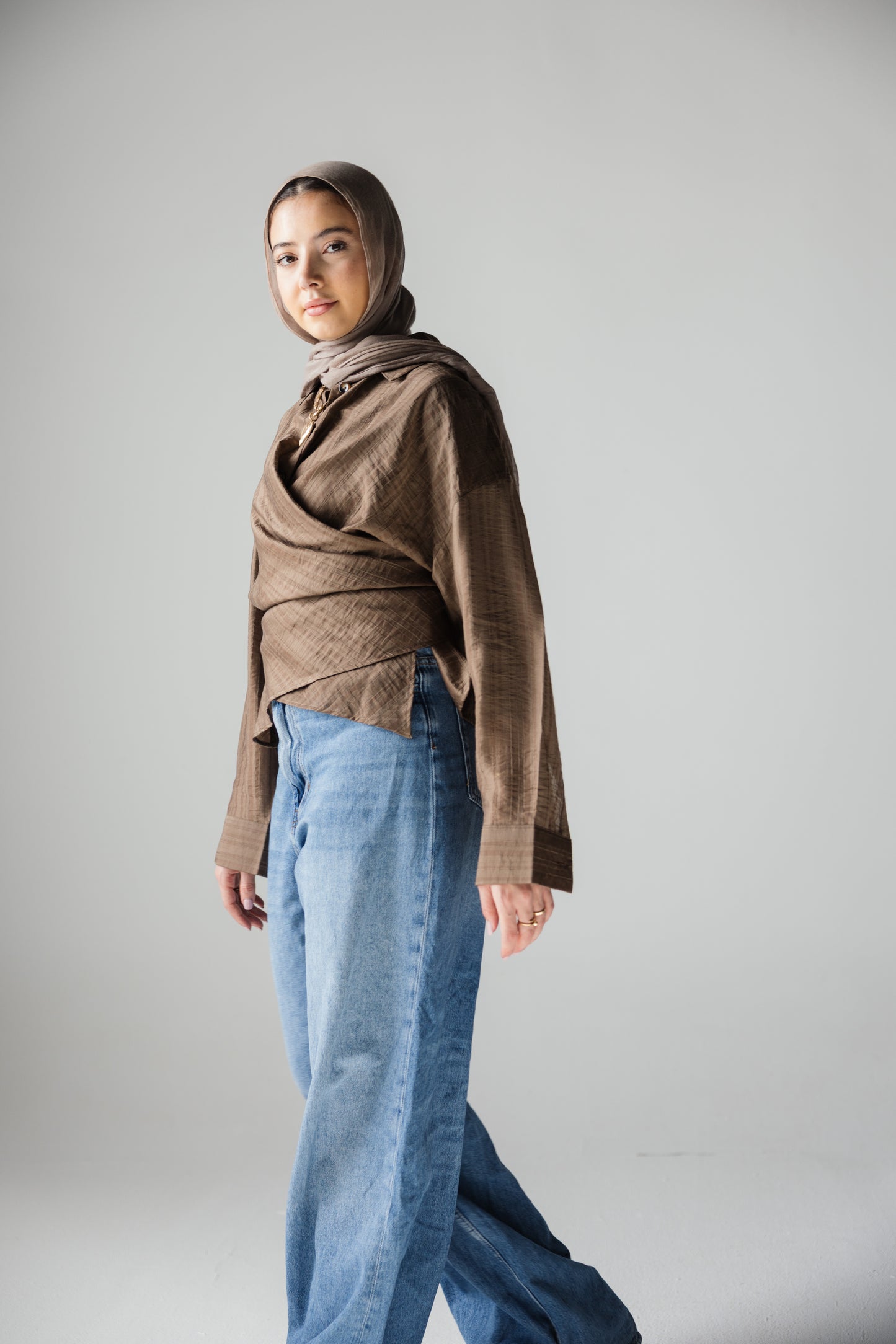 Mocha blouse