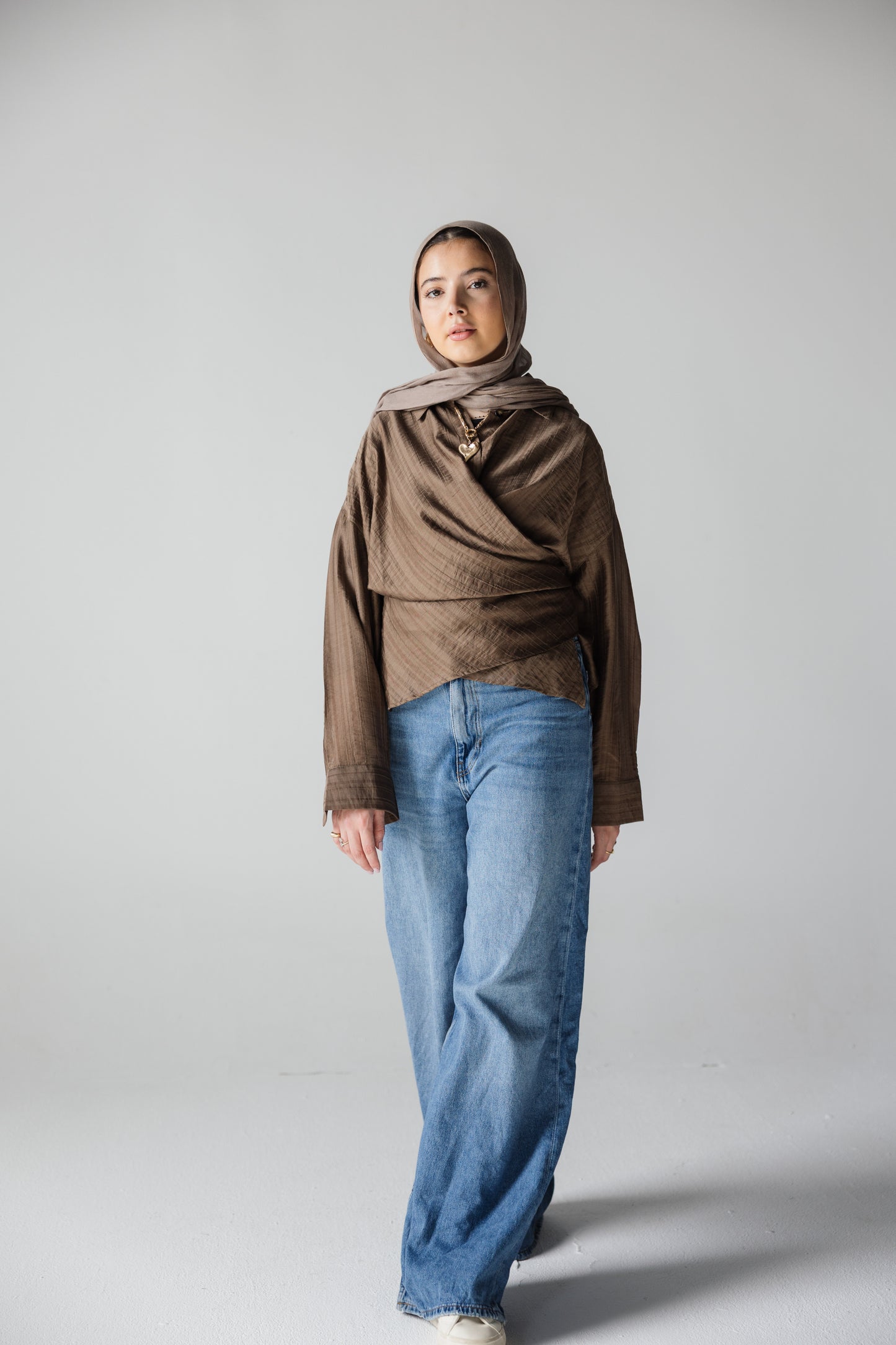 Mocha blouse