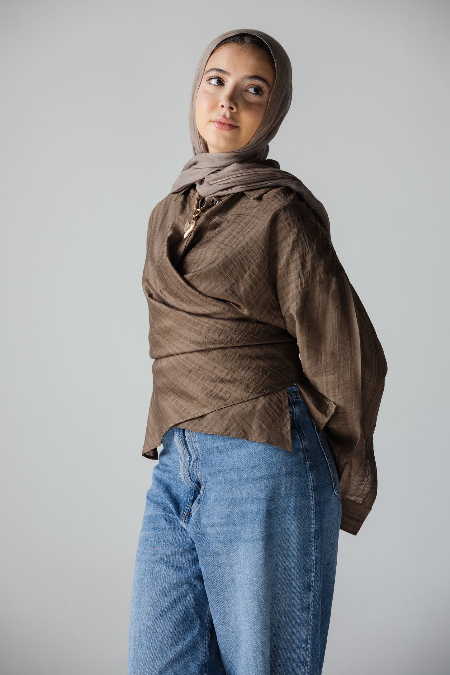 Mocha blouse