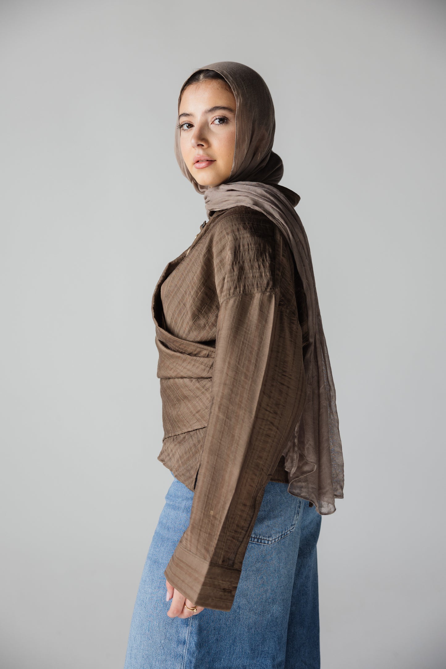 Mocha blouse