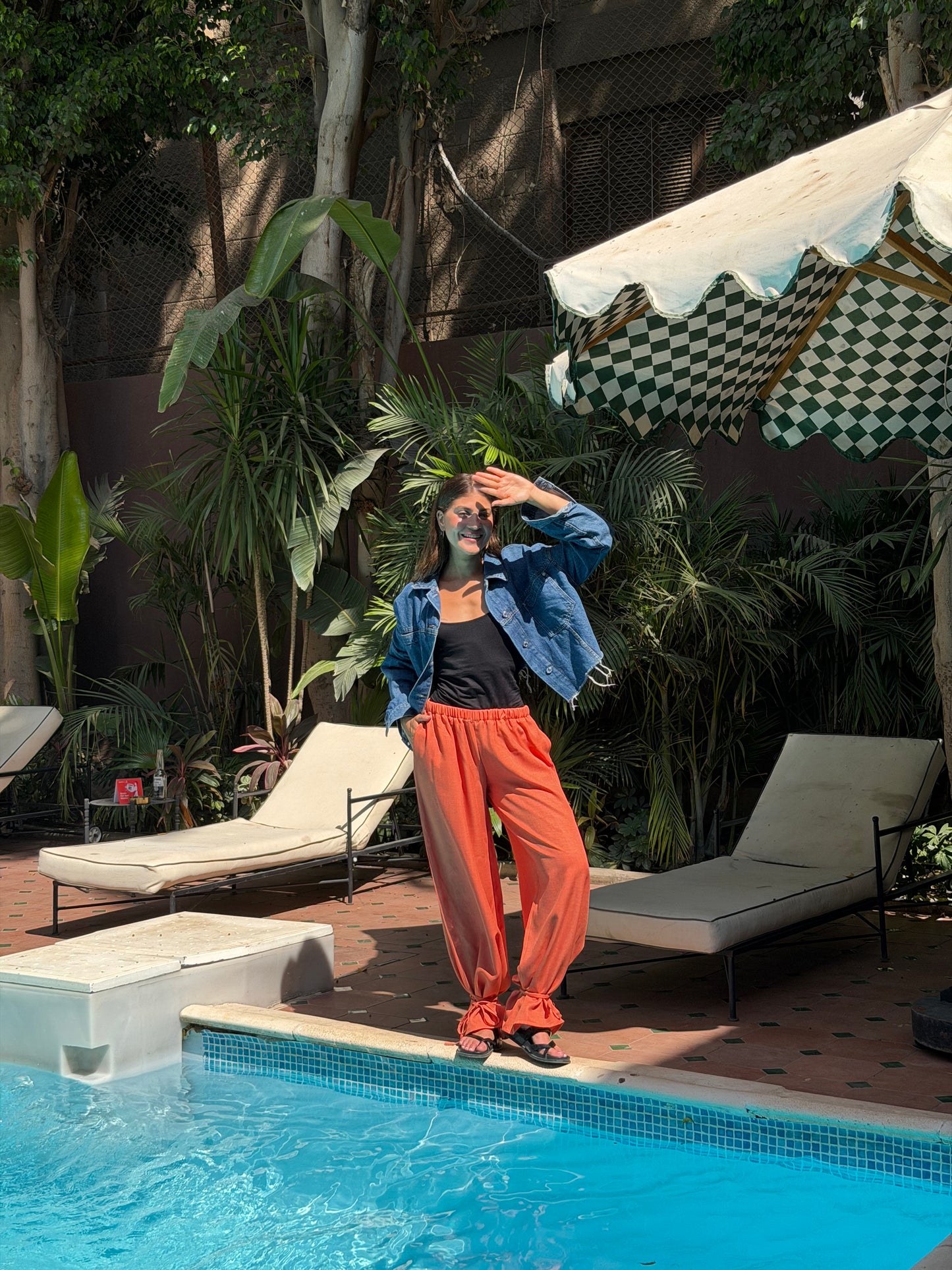 Sunset Tie Pants