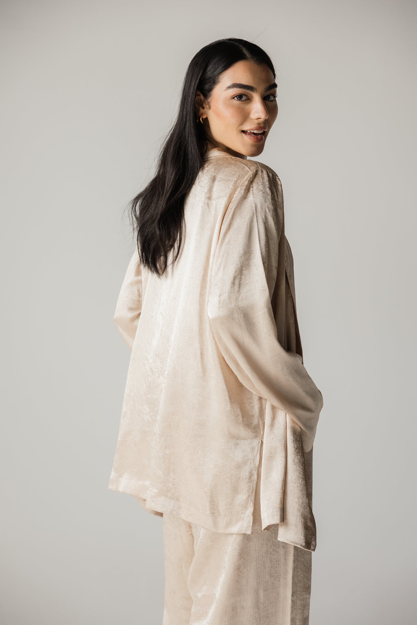 Mylia Signature gold blazer