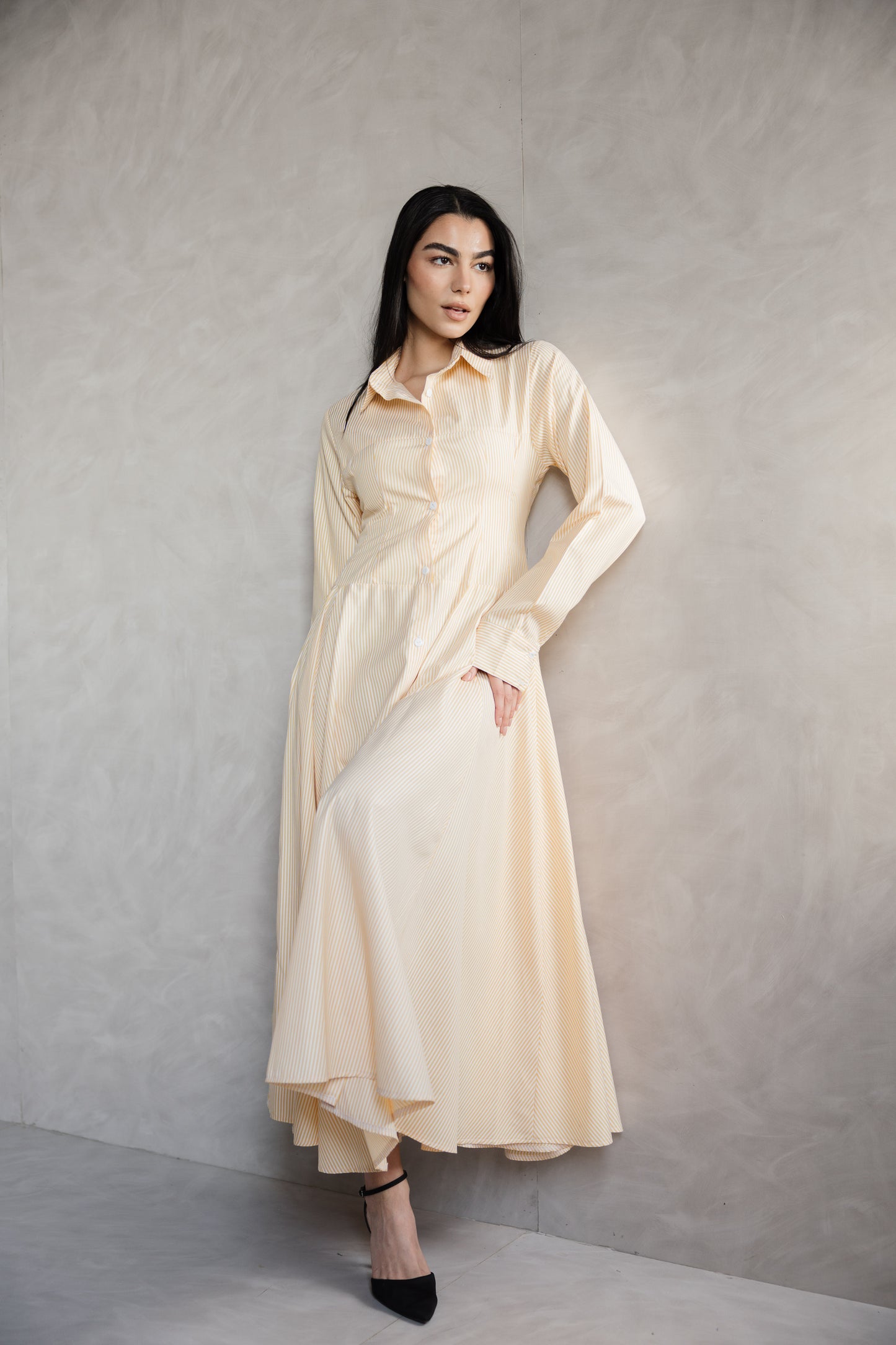 Soft Striped Dress from MYLIA