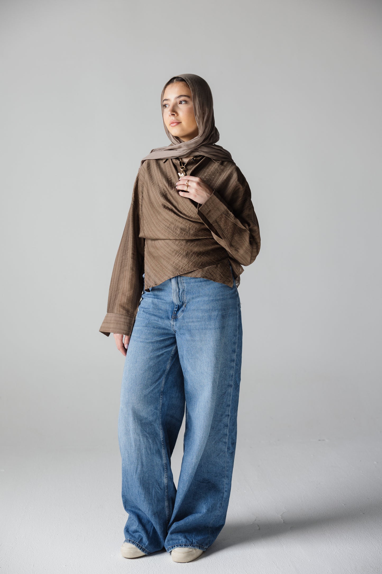 Mocha blouse