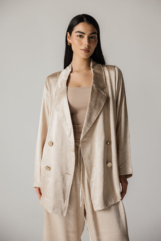 Mylia Signature gold blazer