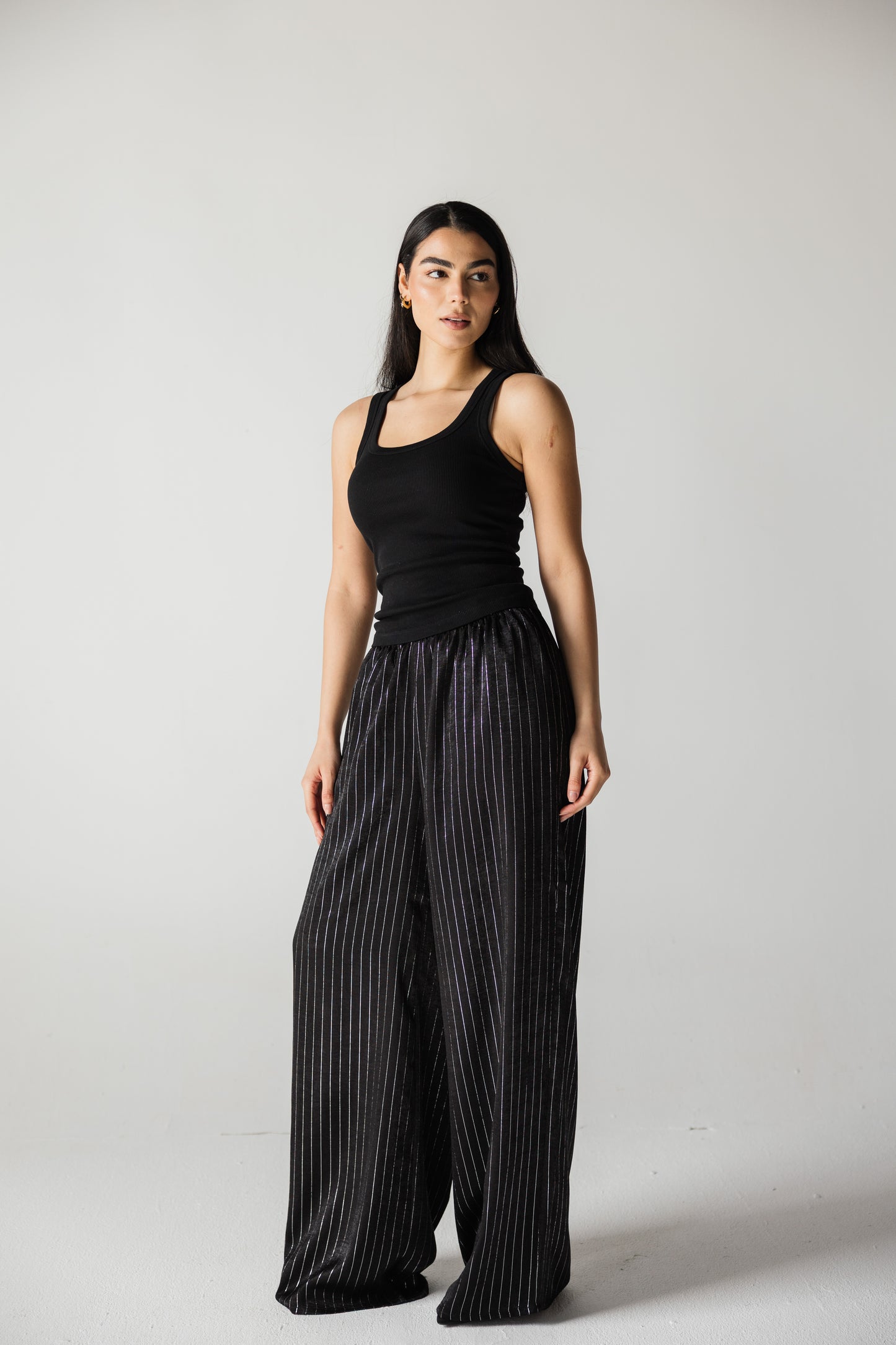 Glowing striped pants